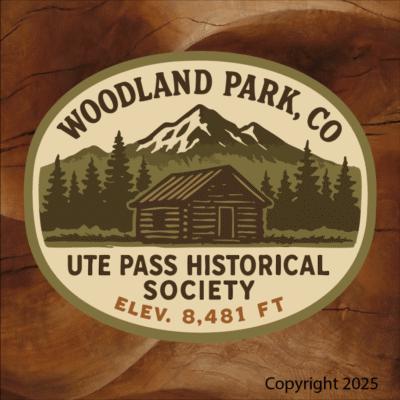 Woodland Park, Colorado Ute Pass Historical Society sticker, Decals image 0