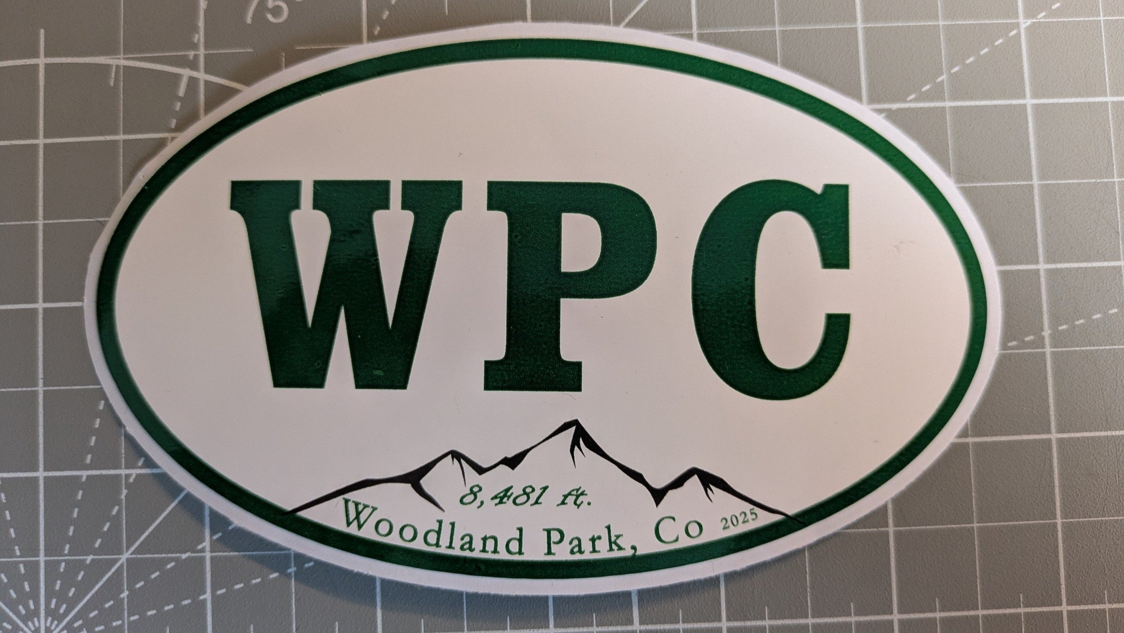Woodland Park Colorado Custom Printing Bumper stickers Decals WPC Decals image 1
