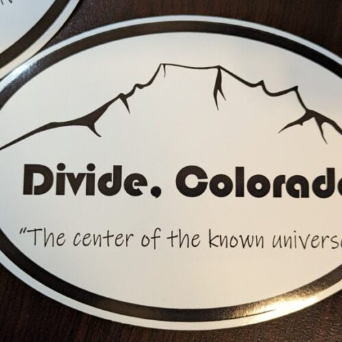 Divide Colorado Custom Bumper stickers Decals Center of the known universe image 0