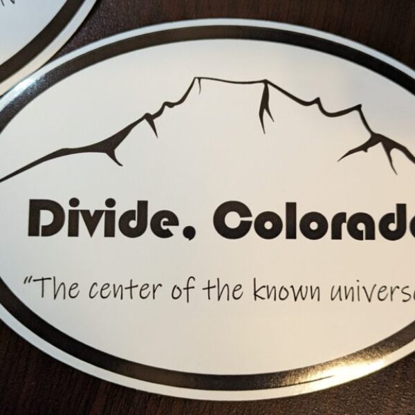 Divide Colorado Custom Bumper stickers Decals Center of the known universe