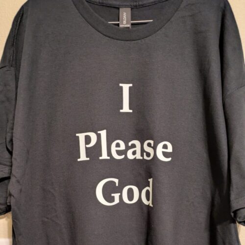Woodland Park Colorado T-shirt designs "I Please God" Decals, Stickers image 0