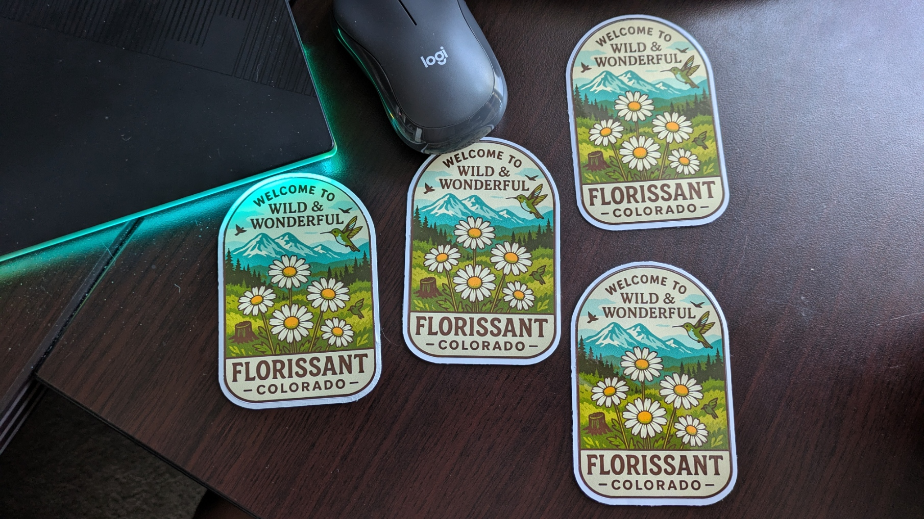 Florissant Colorado Custom Bumper stickers Decals Wild Wonderful image 2