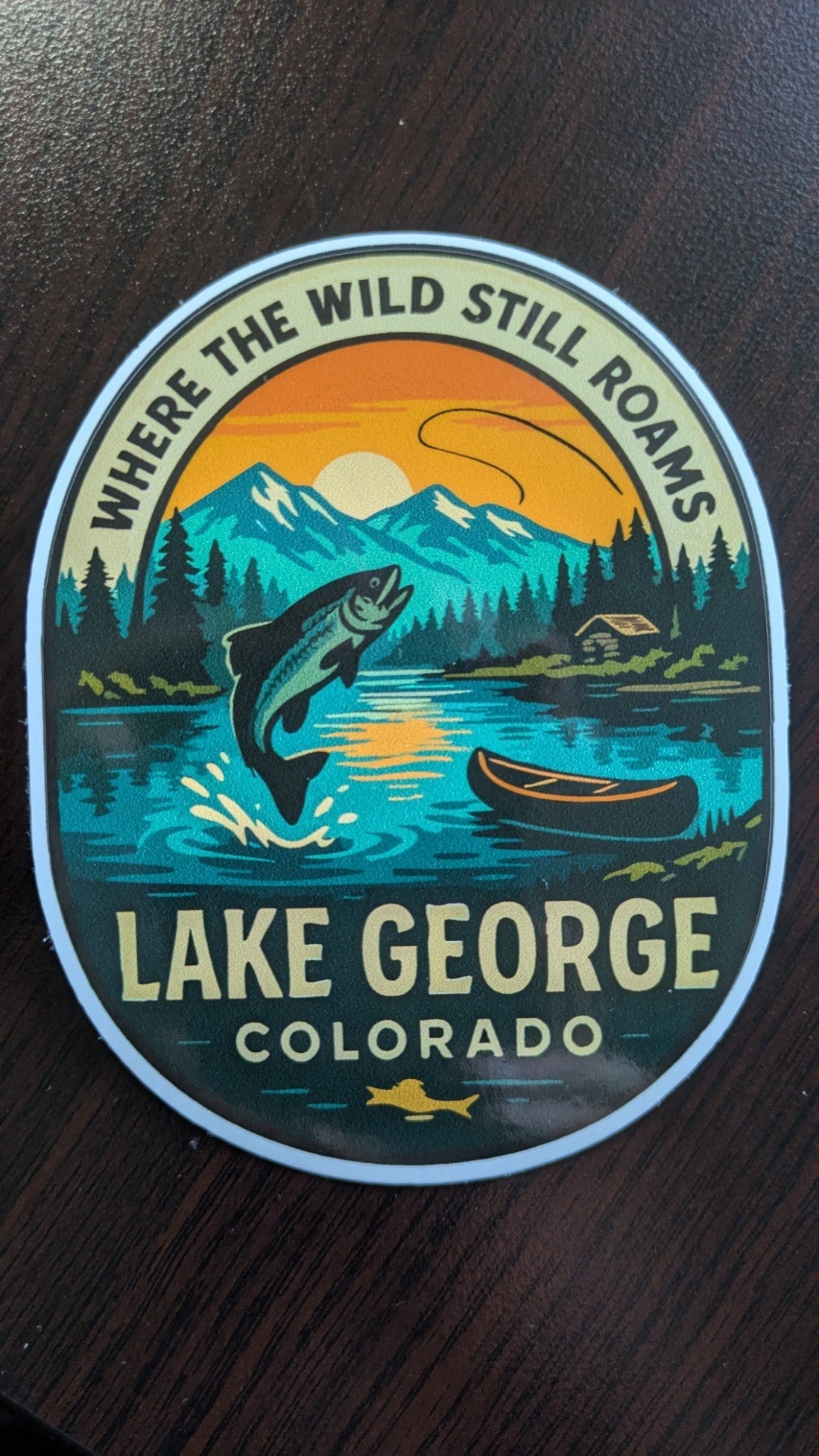 Lake George Colorado Custom Bumper stickers Decals where the wild still roams image 4