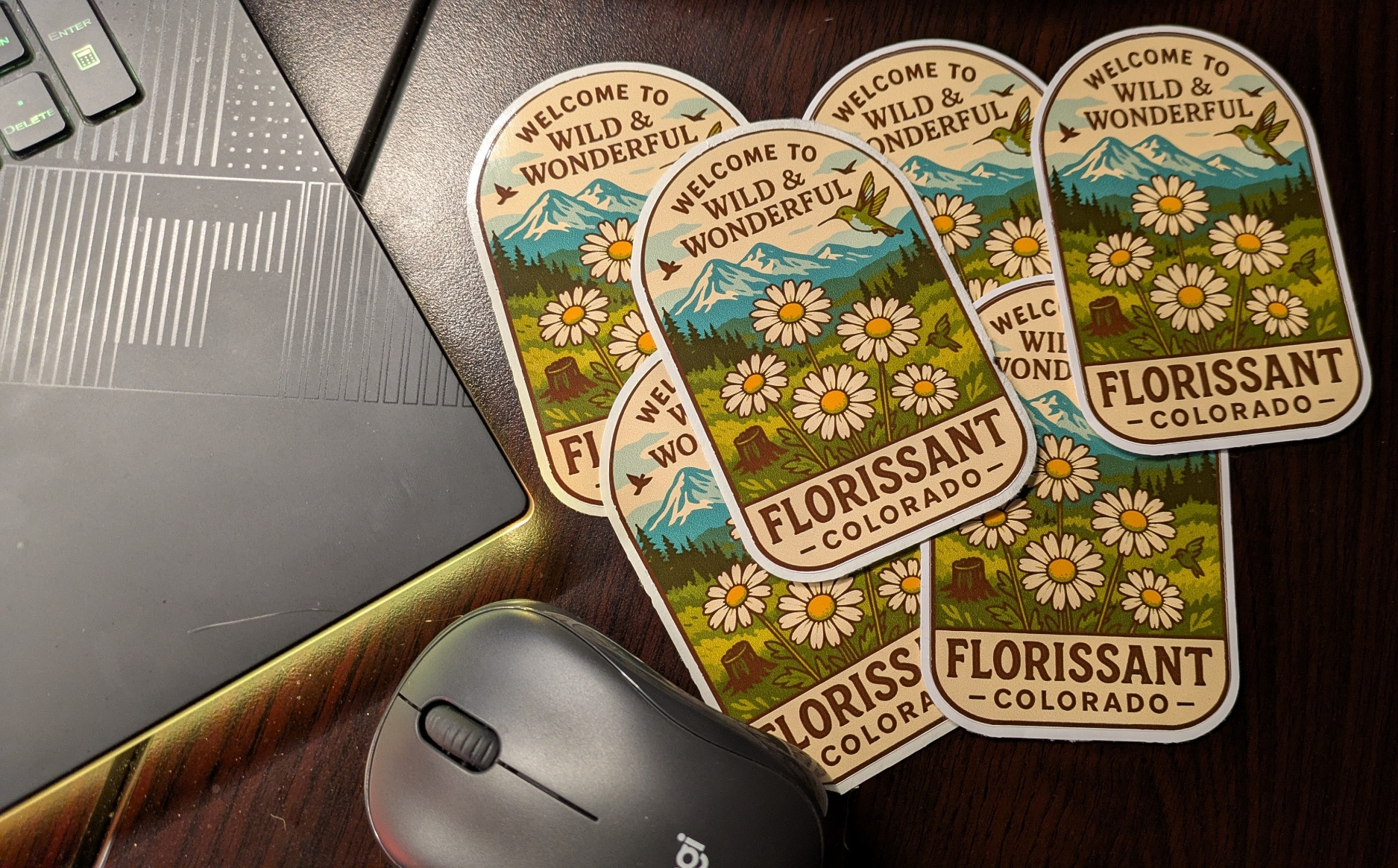 Florissant Colorado Custom Bumper stickers Decals Wild Wonderful image 1