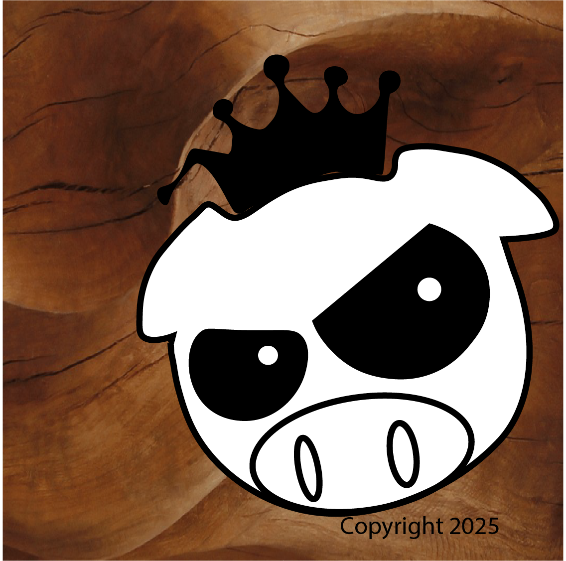 JDM stickers, Subaru stickers, Subaru pig stickers, Subaru crown pig sticker. Stickers designed by Brian Lloyd designs.