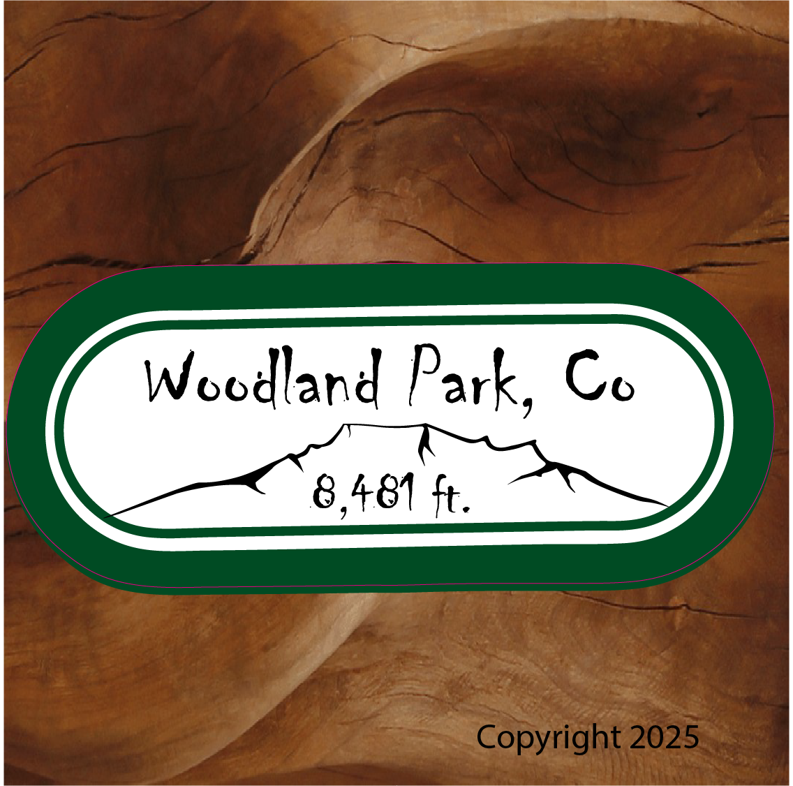 Riff stickers by Brian Lloyd Designs. Woodland Park, Colorado. Riff Sticker WRIF Stickers.