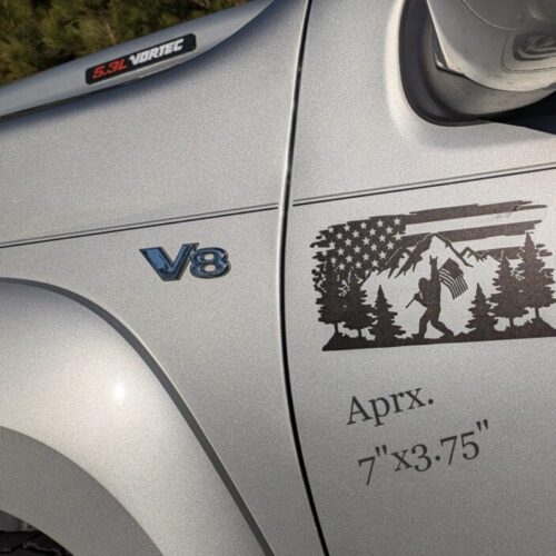 Woodland Park Colorado Bigfoot Pikes Peak Co Sasquatch Stickers, Decals, Hoodies image 0