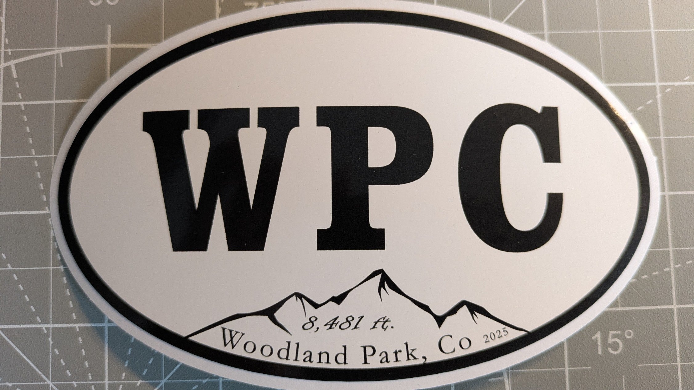 Woodland Park Colorado Custom Printing Bumper stickers Decals WPC Decals image 2