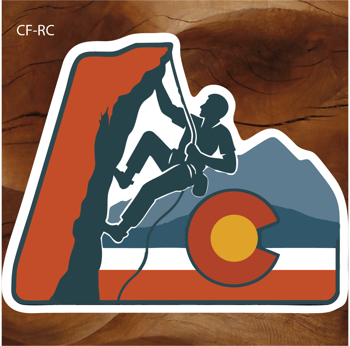 colorado climbing sticker, colorado rock climbing sticker, rock climber sticker, colorado adventure sticker, colorado outdoor sticker, climbing sticker, colorado mountains sticker, colorado climber decal, climbing gear sticker, colorado climbing souvenir, colorado flag climbing sticker, rocky mountain climbing sticker