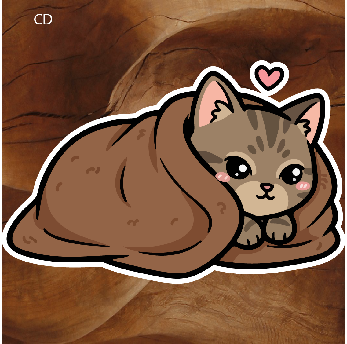 cute cat sticker, cozy cat sticker, kitten sticker, kawaii cat sticker, cat lover sticker, cute animal sticker, kitten blanket sticker, adorable cat sticker, cute pet sticker, cartoon cat sticker, cozy aesthetic sticker, cat gift sticker, cute kitty sticker