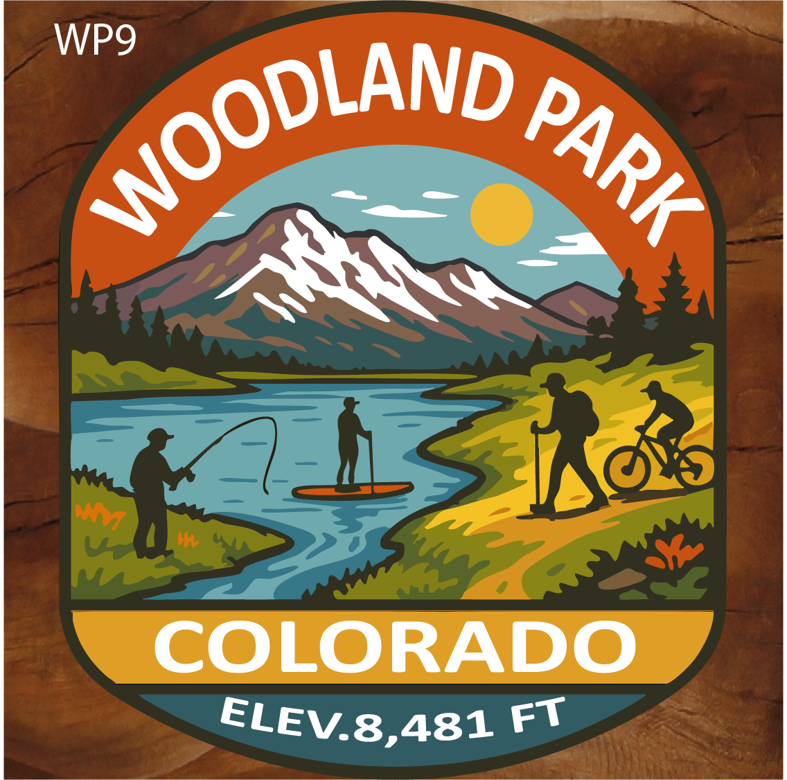 woodland park colorado sticker, woodland park sticker, woodland park colorado souvenir sticker, pikes peak sticker, colorado outdoor sticker, colorado adventure sticker, colorado hiking sticker, colorado fishing sticker, colorado mountain biking sticker, colorado paddleboarding sticker, colorado camping sticker, colorado mountain town sticker, colorado travel sticker, teller county colorado sticker, colorado wilderness sticker, rocky mountain outdoor sticker, colorado nature sticker, colorado adventure souvenir sticker, woodland park co sticker, colorado outdoor recreation sticker